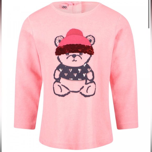 NWT IDO
Sequin Teddy Pajama Set in Pink SIZE 12 monthss - Picture 2 of 7